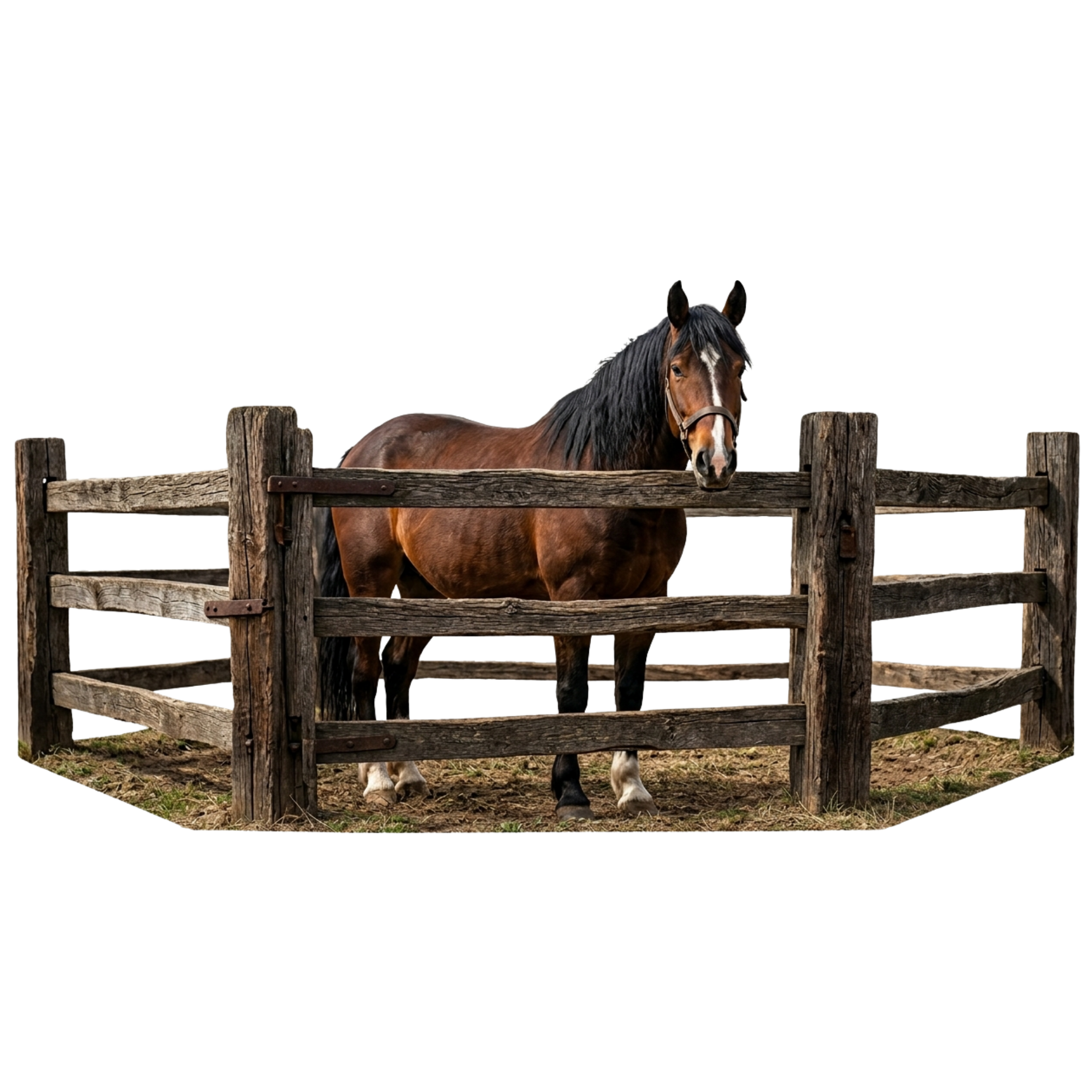 The Corral — horse in a corral